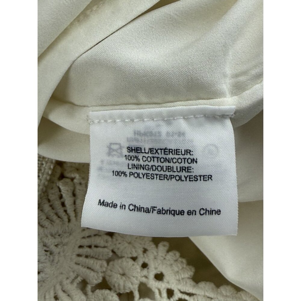 Tory Burch Trixy Crochet Lace Dress in Ivory size Small - Picture 8 of 8